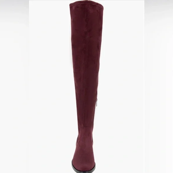Reaction Kenneth Cole Burgundy Over-the-Knee Boots - Picture 3 of 9